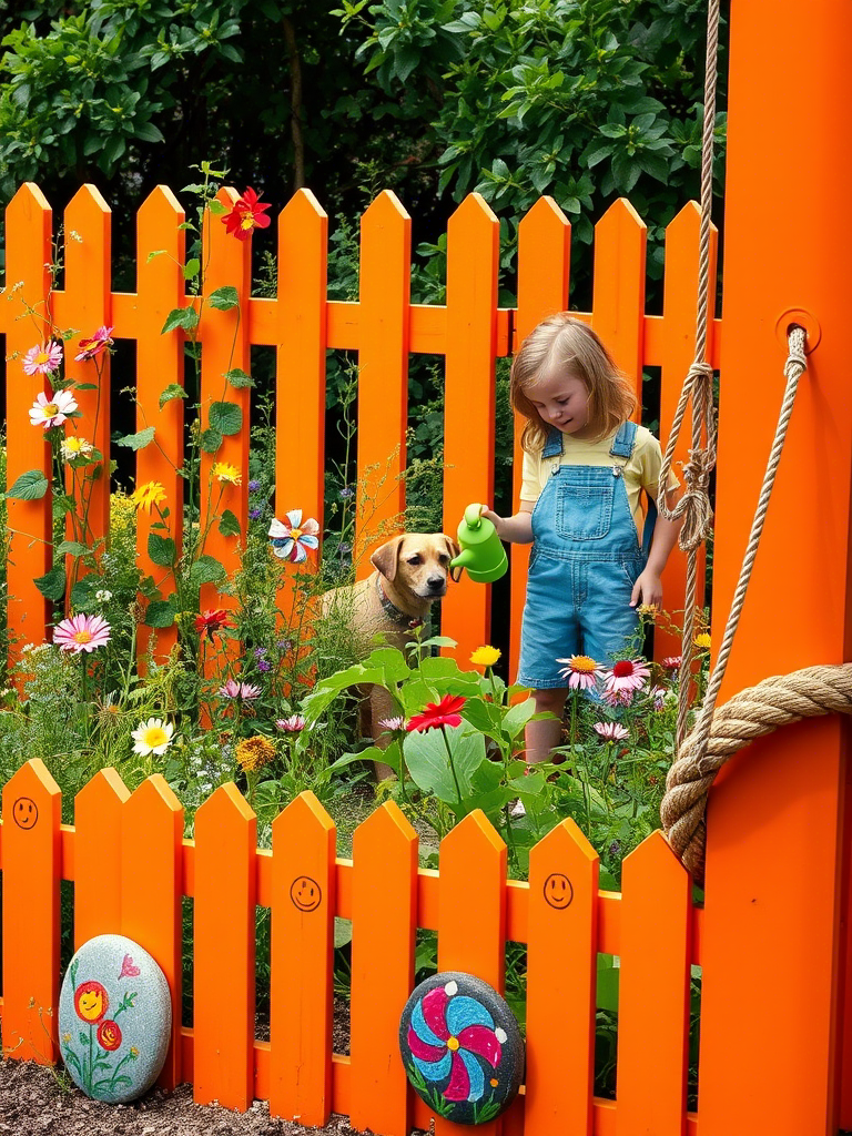 20+ Vibrant Colored Fence Ideas to Transform Your Yard