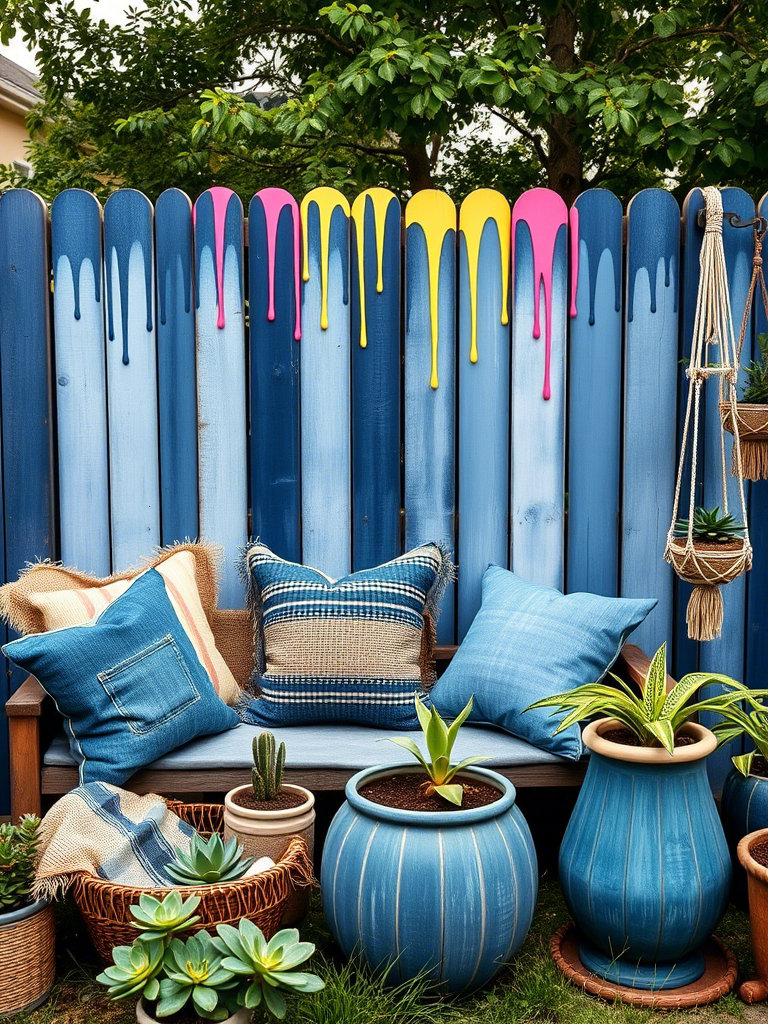 20+ Vibrant Colored Fence Ideas to Transform Your Yard