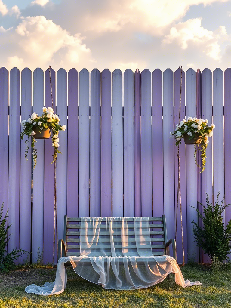 20+ Vibrant Colored Fence Ideas to Transform Your Yard