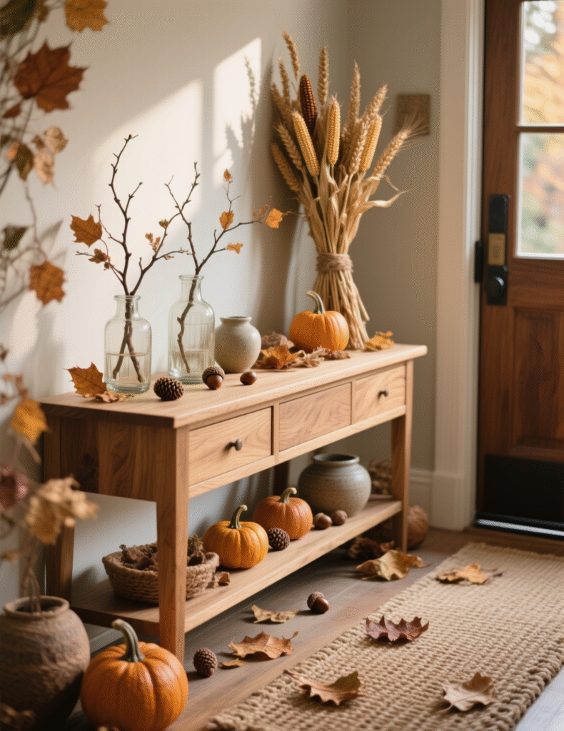 20+ Fall Entryway Table Ideas That Will Make Your Home Insta-Worthy