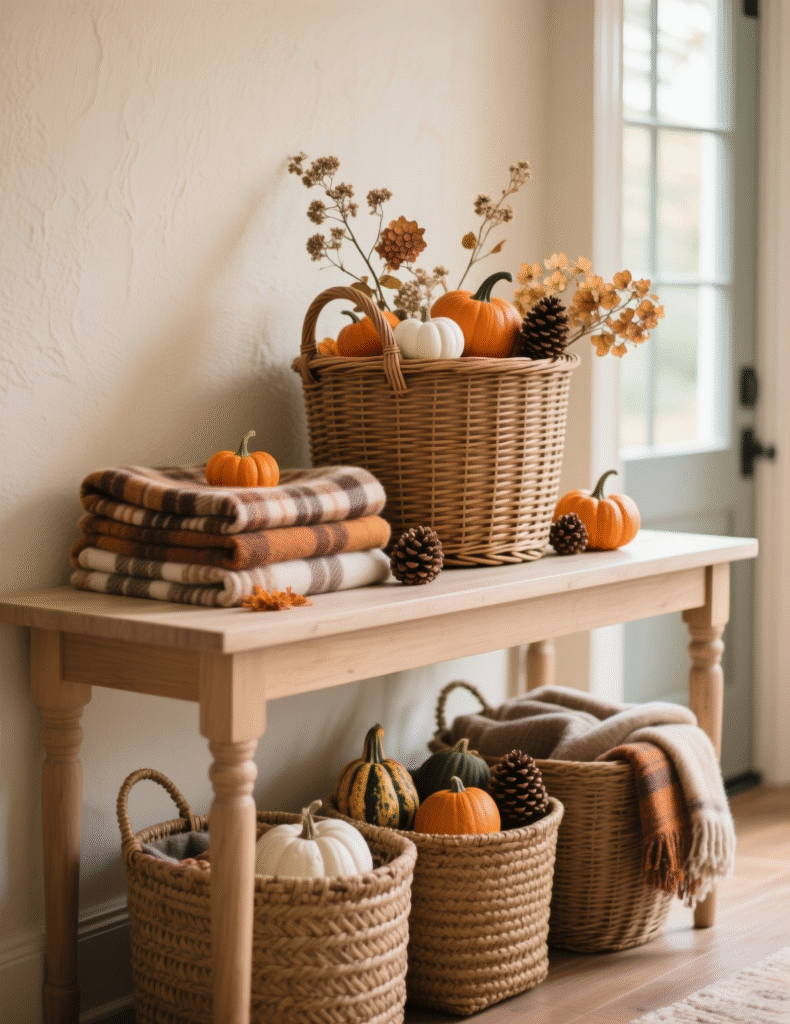 20+ Fall Entryway Table Ideas That Will Make Your Home Insta-Worthy