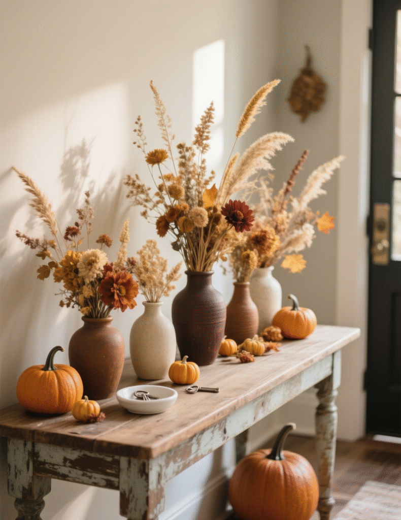 20+ Fall Entryway Table Ideas That Will Make Your Home Insta-Worthy