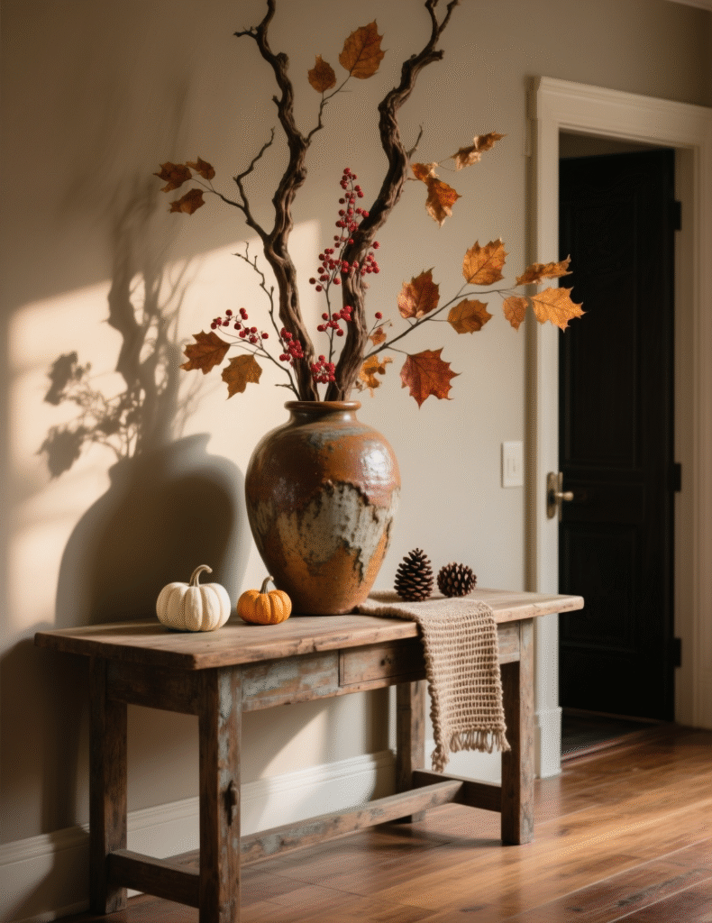 20+ Fall Entryway Table Ideas That Will Make Your Home Insta-Worthy