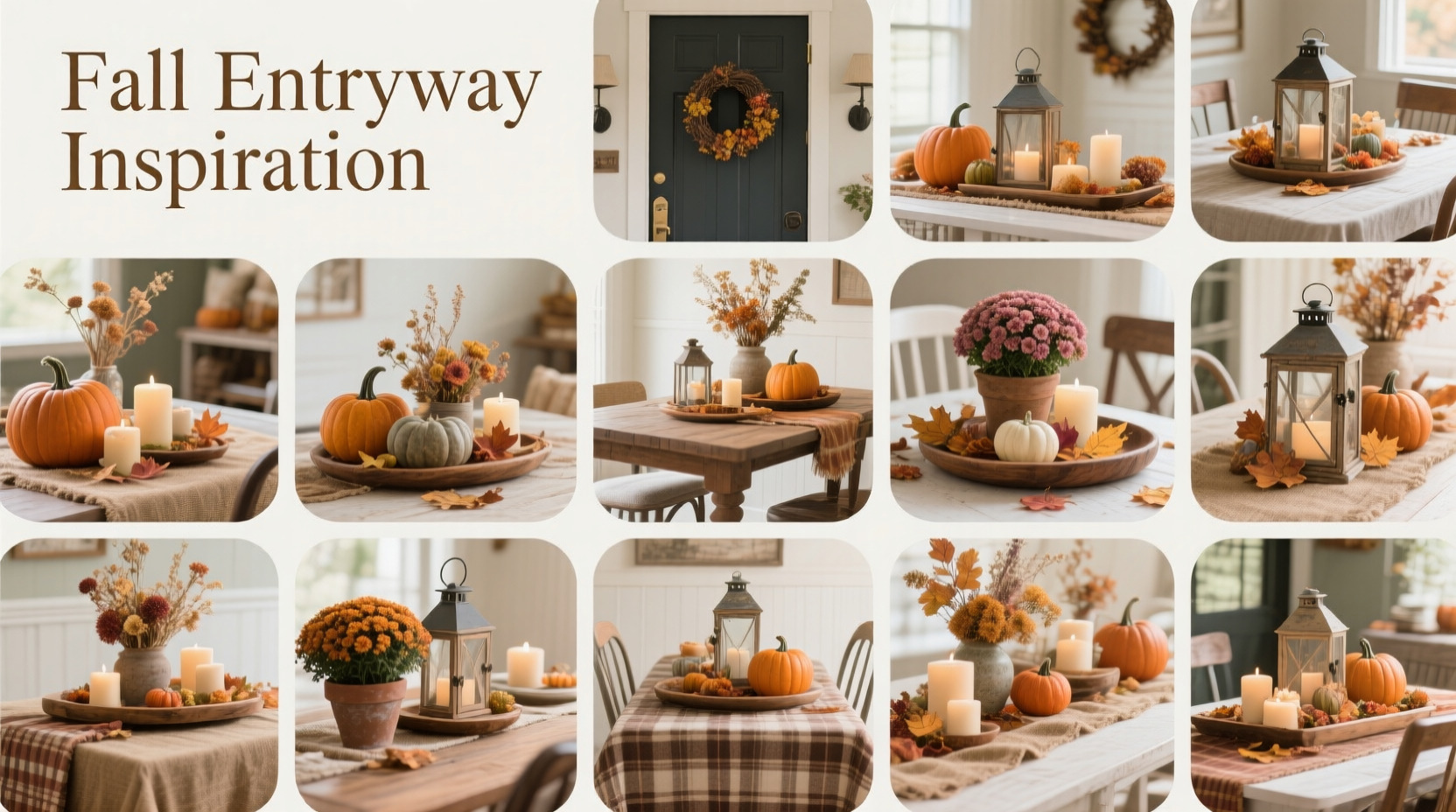 20+ Fall Entryway Table Ideas That Will Make Your Home Insta-Worthy