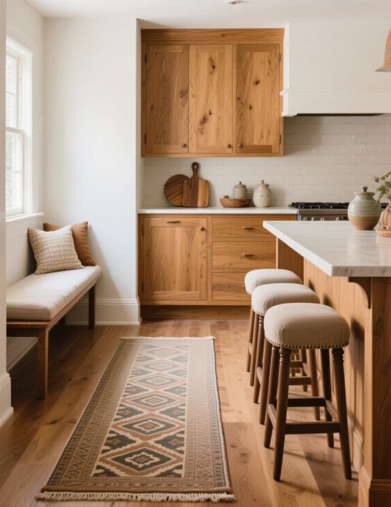 20+ Clever Ideas To Update Honey Oak Kitchen Cabinets With Wall, Floor, Ceiling & Decor Ideas