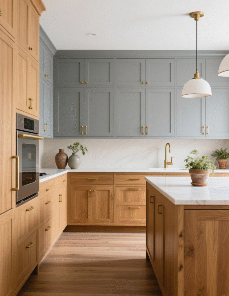 20+ Clever Ideas To Update Honey Oak Kitchen Cabinets With Wall, Floor, Ceiling & Decor Ideas