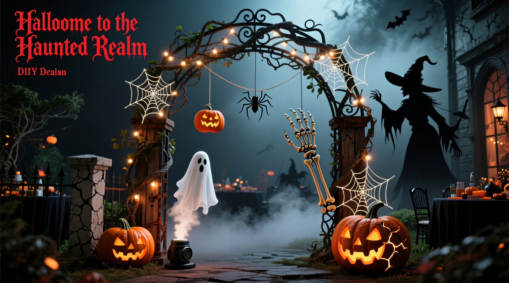 20+ Halloween Archway DIY Ideas That Instantly Wow Your Guests