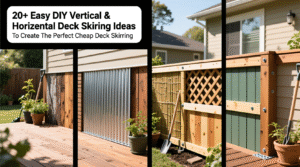 20+ Easy DIY Vertical & Horizontal Deck Skirting Ideas To Create The Perfect Cheap Deck Skirting