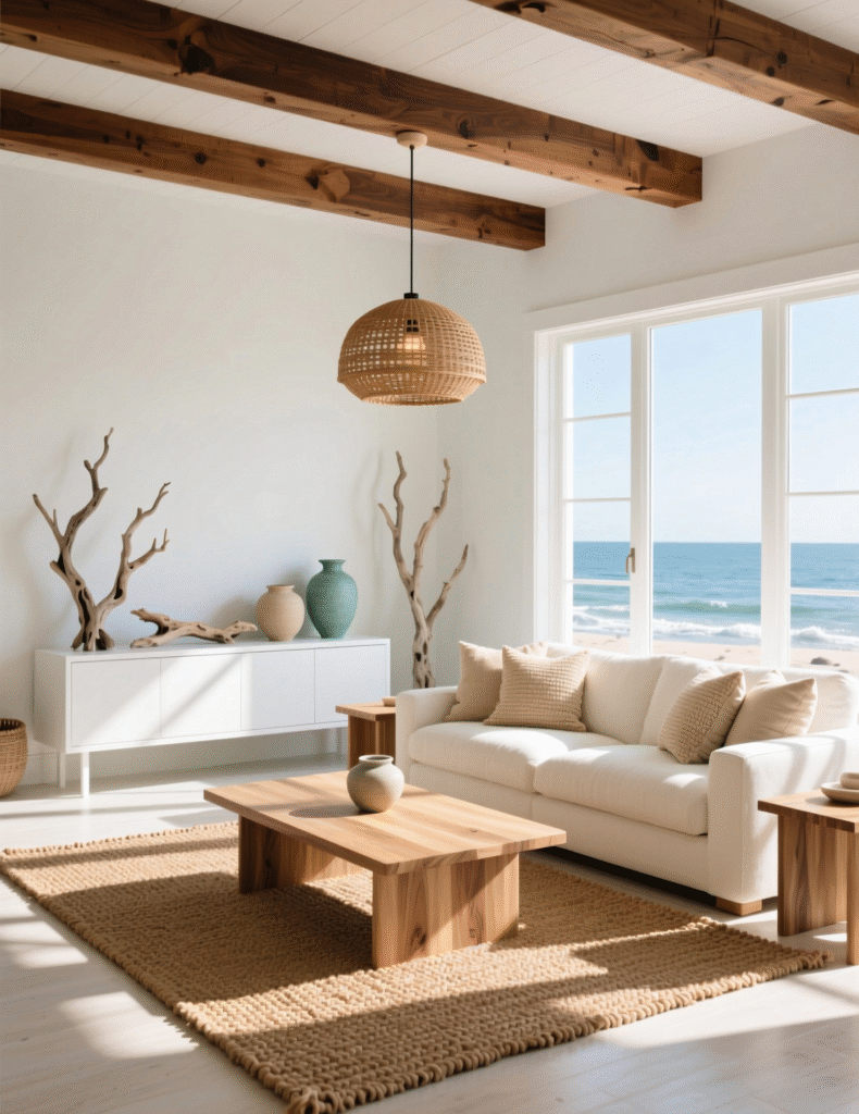 20+ Modern Coastal Living Room That Are Chic & Casual Perfect For A Beachy Living Room