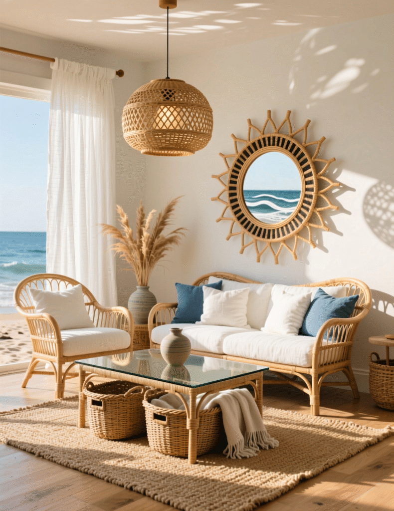 20+ Modern Coastal Living Room That Are Chic & Casual Perfect For A Beachy Living Room