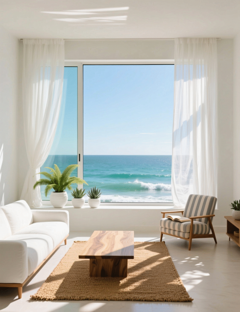20+ Modern Coastal Living Room That Are Chic & Casual Perfect For A Beachy Living Room