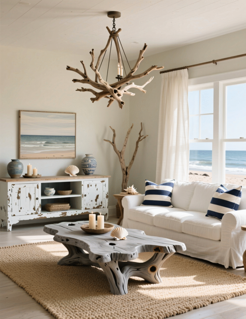 20+ Modern Coastal Living Room That Are Chic & Casual Perfect For A Beachy Living Room