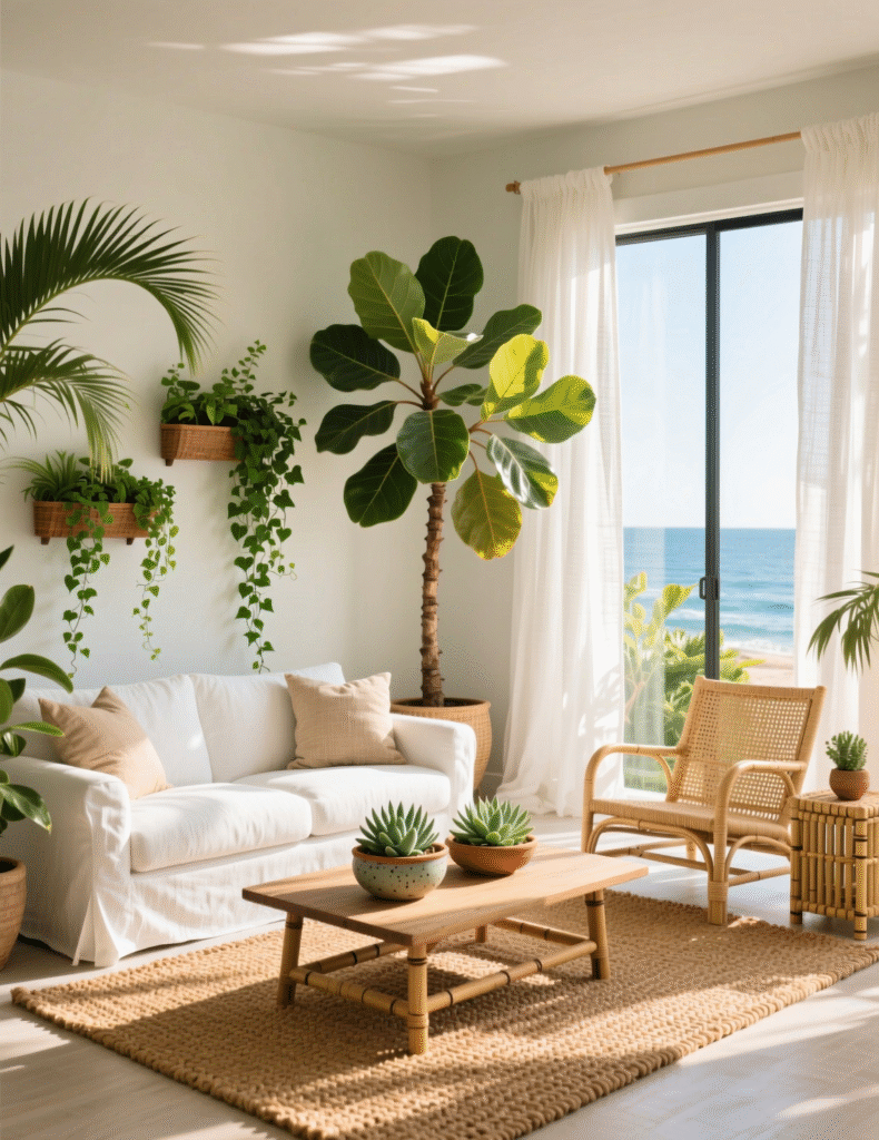 20+ Modern Coastal Living Room That Are Chic & Casual Perfect For A Beachy Living Room