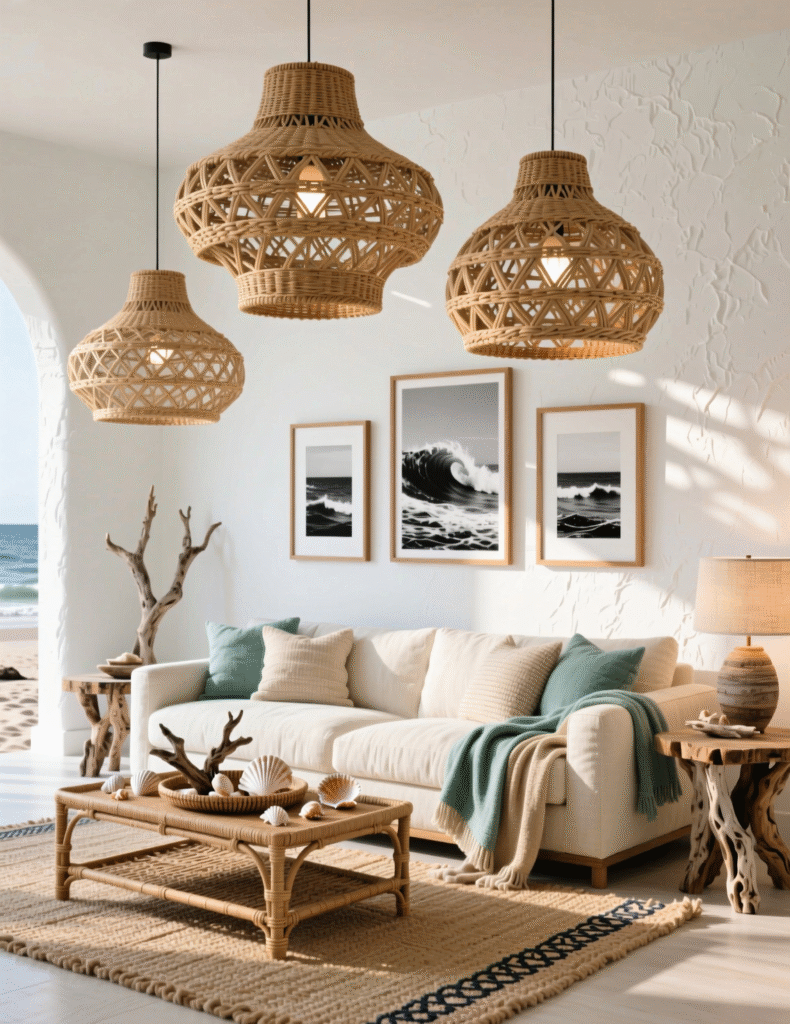 20+ Modern Coastal Living Room That Are Chic & Casual Perfect For A Beachy Living Room