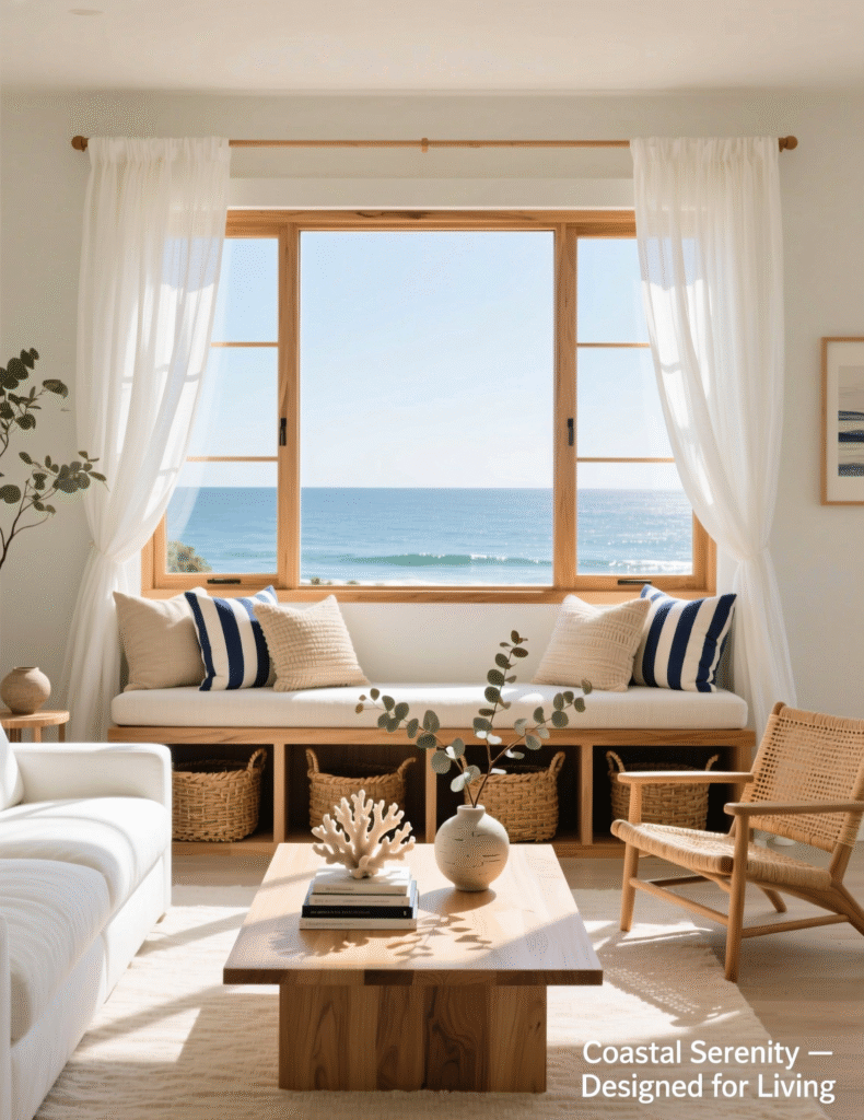 20+ Modern Coastal Living Room That Are Chic & Casual Perfect For A Beachy Living Room