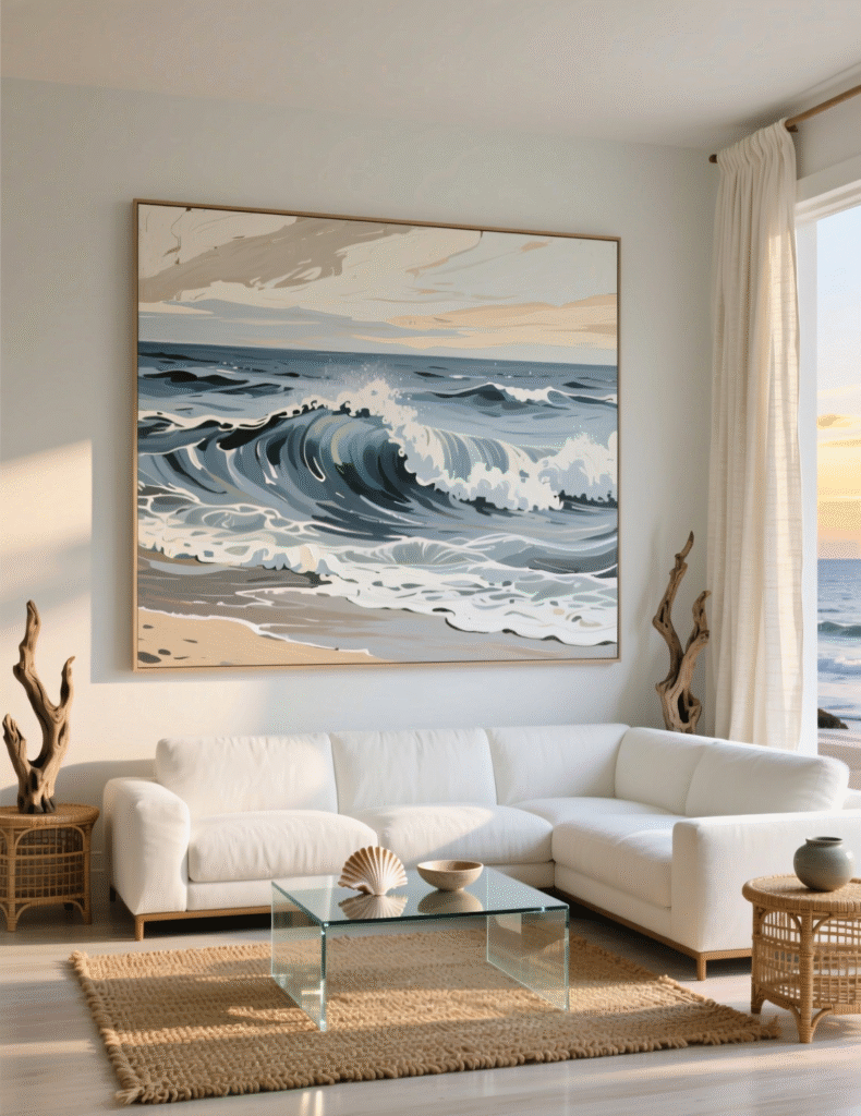 20+ Modern Coastal Living Room That Are Chic & Casual Perfect For A Beachy Living Room