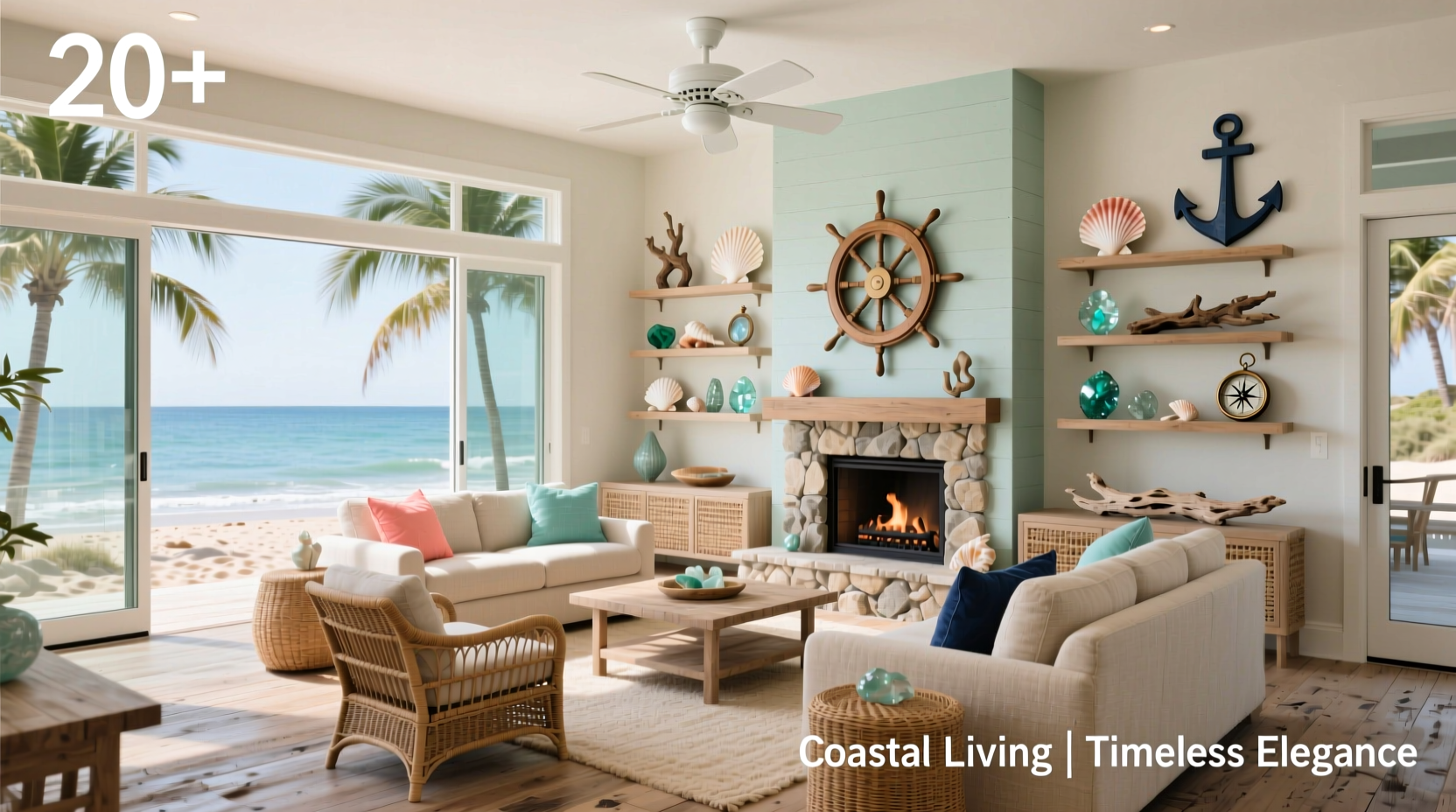 20+ Modern Coastal Living Room That Are Chic & Casual Perfect For A Beachy Living Room