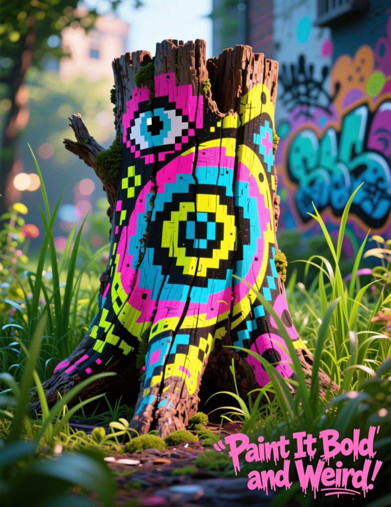 20+ Decorating Tree Stumps in Yard for DIY Furniture and Garden Art That Stands Out