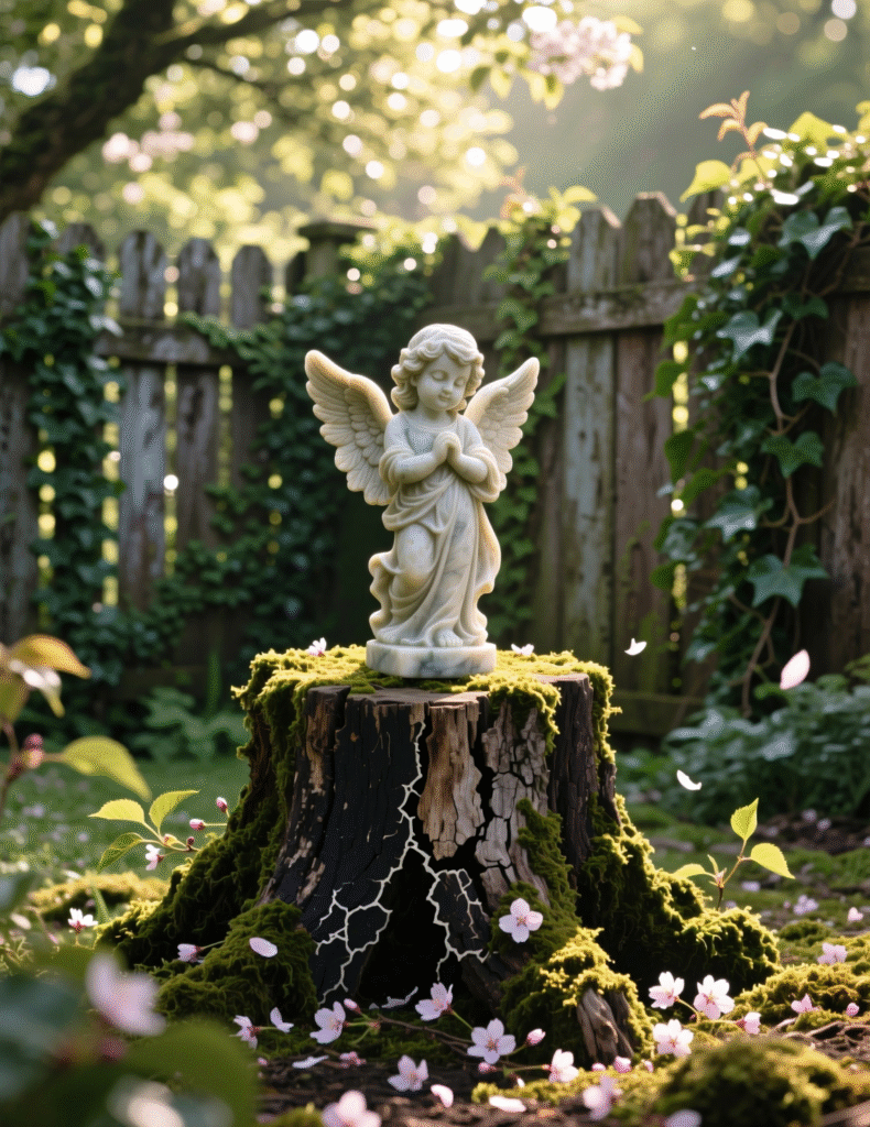 20+ Decorating Tree Stumps in Yard for DIY Furniture and Garden Art That Stands Out