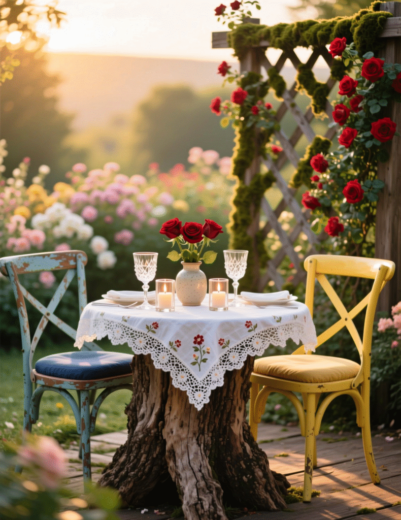 20+ Decorating Tree Stumps in Yard for DIY Furniture and Garden Art That Stands Out