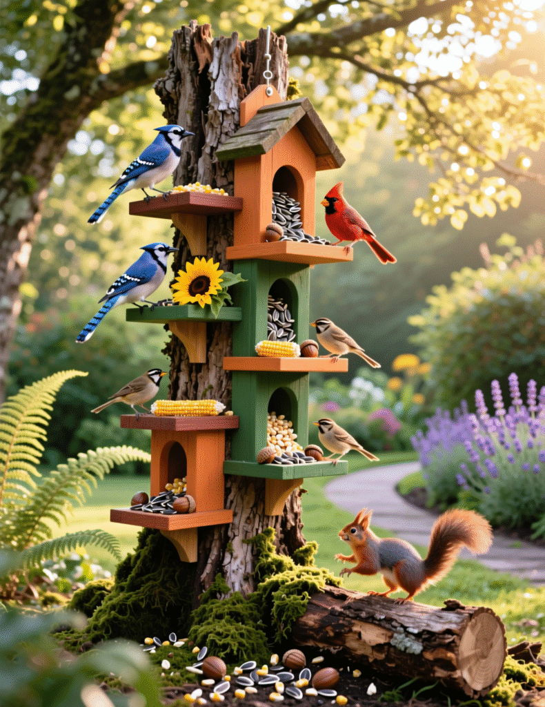 20+ Decorating Tree Stumps in Yard for DIY Furniture and Garden Art That Stands Out