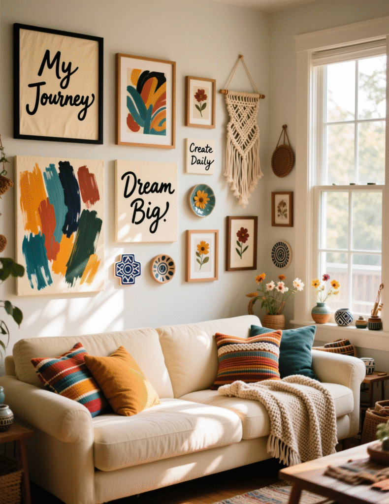 20+ Over The Couch Wall Decor Ideas