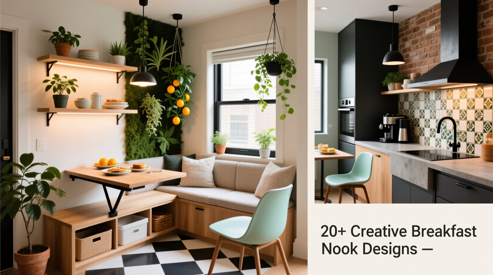 20+ Creative Breakfast Nook Designs
